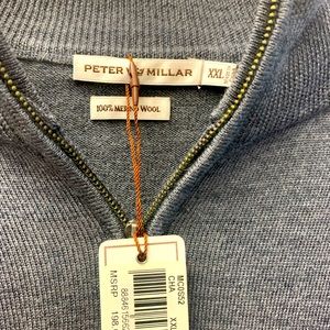 Peter Millar Men's wool pullover xxl  ew with tags